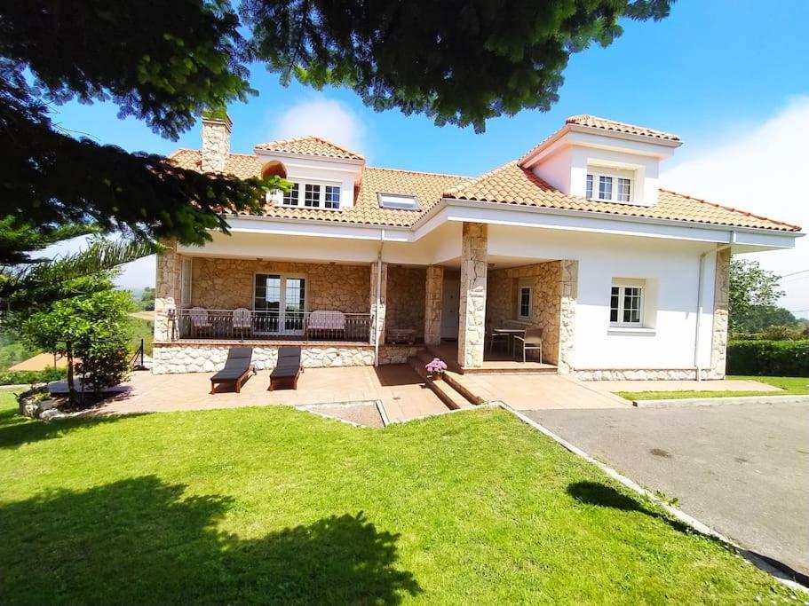 Chalet Con Magnificas Vistas Al Mar Perlora Exterior photo